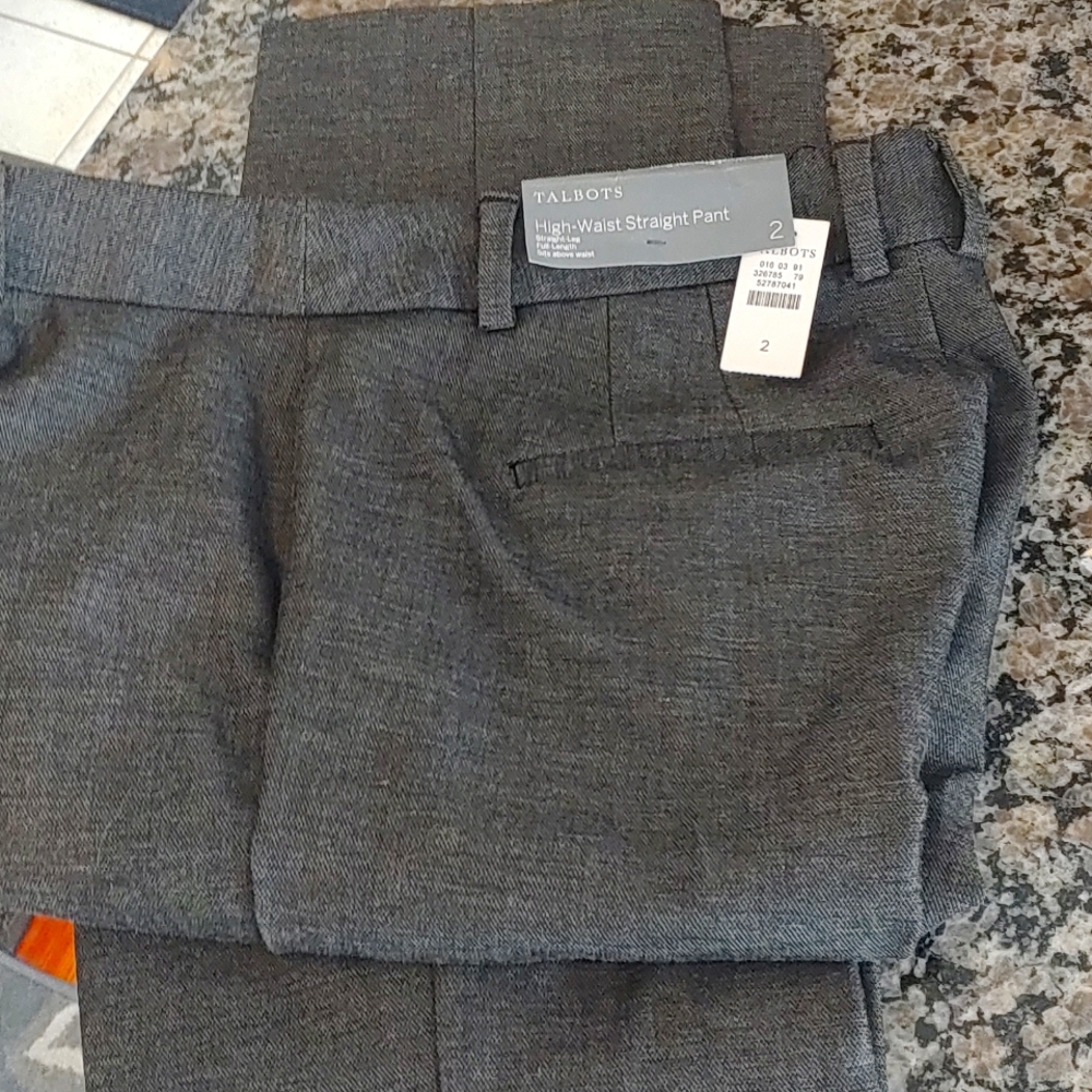 Talbot's high waist straight pant